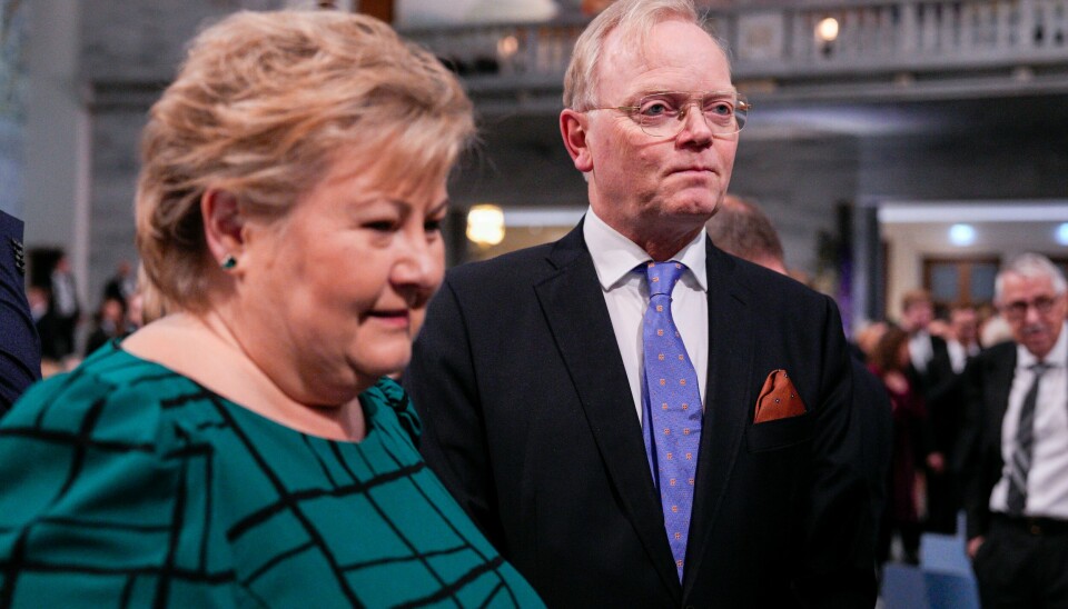 Kontrollkomiteen vil ha nye svar på hva som skjedde med dokumenter knyttet til Erna Solbergs ektemann Sindre Finnes. Kontrollkomiteen vil ha nye svar på hva som skjedde med dokumenter knyttet til Erna Solbergs ektemann Sindre Finnes. Foto: Javad Parsa / NTB