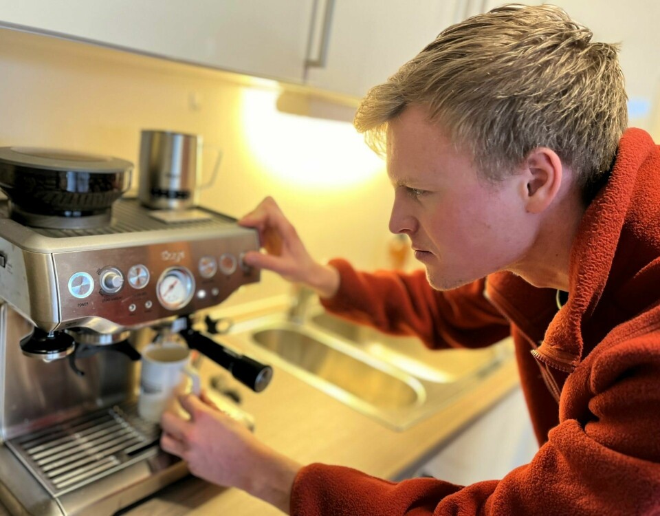 Kaffe er blitt en lidenskap for Narve Gilje Nordås. Narve Gilje Nordås