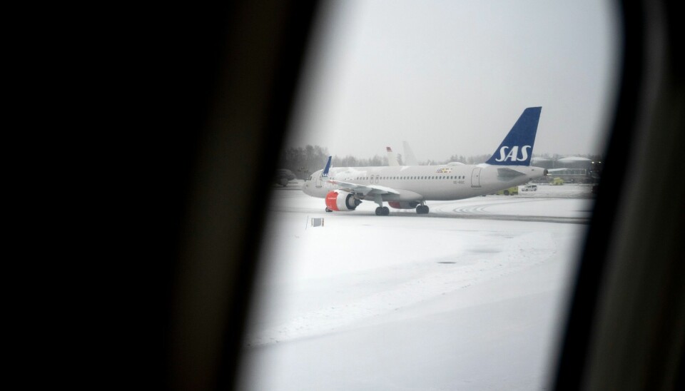 Avgangene fra Oslo lufthavn Gardermoen er fra en halv time til fire timer forsinket på bitte lille julaften. Avgangene fra Oslo lufthavn Gardermoen er fra en halv time til fire timer forsinket på bitte lille julaften. Foto: Javad Parsa / NTB