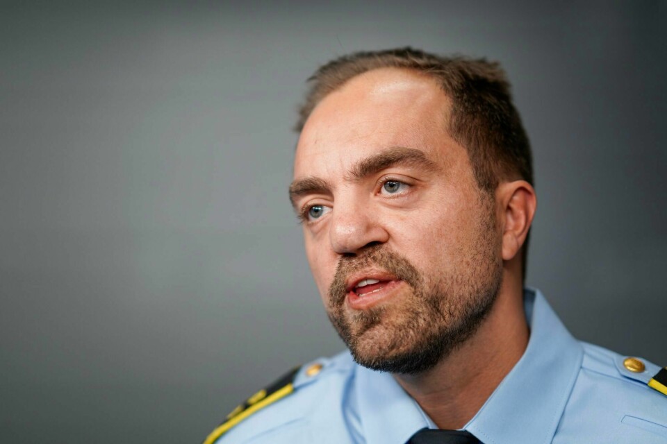 Politiadvokat Børge Enoksen. Oslo 20231227. Politiadvokat Børge Enoksen informerer om utviklingen i drapssaken hvor en 26 år gammel mann ble drept med kniv etter en krangel ombord på en rutebuss i Bærum i forrige uke. En 14 år gammel gutt er pågrepet og siktet i saken.Foto: Cornelius Poppe / NTB