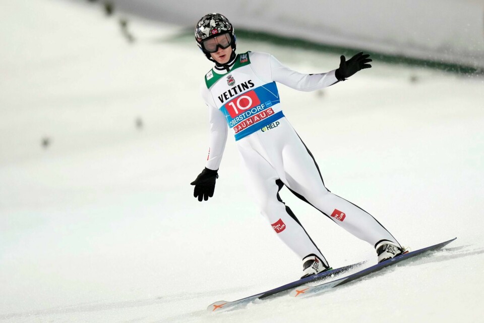 Marius Lindvik ble nummer fem i Oberstdorf. Marius Lindvik ble nummer fem i Oberstdorf.