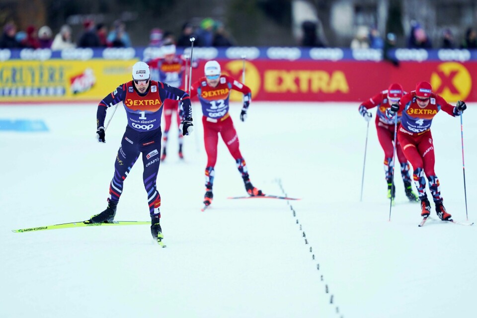Lucas Chanavat satte alle de norske sprinterne på plass, og tok den første ikke-norske seieren i Tour de Ski på 11 etapper tilbake 29. desember 2021 Lucas Chanavat satte alle de norske sprinterne på plass, og tok den første ikke-norske seieren i Tour de Ski på 11 etapper.