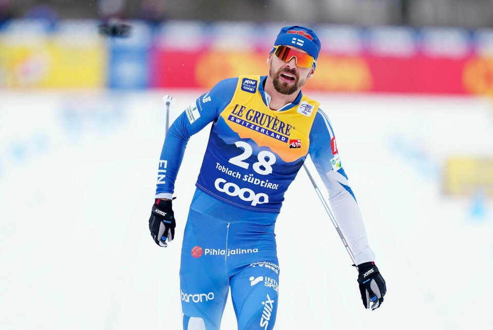 Perttu Hyvarinen under 10 km klassisk for menn i Toblach. Foto: Terje Pedersen / NTB Perttu Hyvarinen under 10 km klassisk for menn i Toblach. Foto: Terje Pedersen / NTB