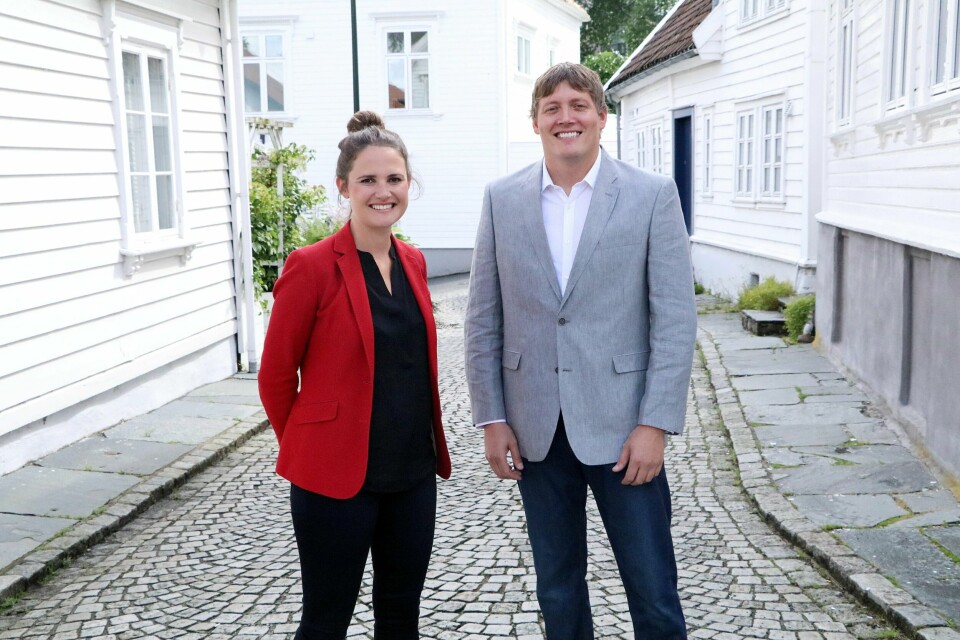 Kari Nessa Nordtun og Dag Mossige i Stavanger Ap. Foto: Pål Karstensen