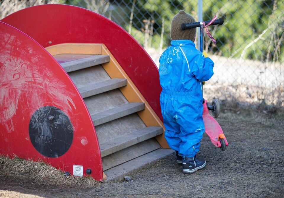 KS har beregnet at det trengs 400 millioner kroner for å finansiere bemannings- og pedagognormen i barnehagene i 2019. Regjeringen har satt av rundt 100 millioner kroner. Illustrasjonsfoto.