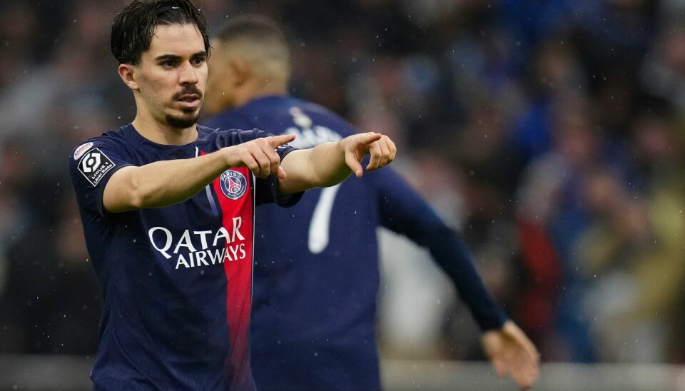 Vitinha sendte PSG i ledelsen. Vitinha sendte PSG i ledelsen. Foto: Daniel Cole / AP Photo / NTB.