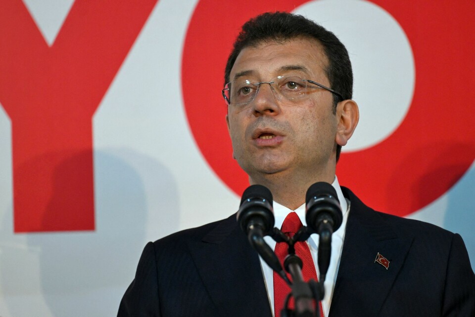 Sittende ordfører Ekrem Imamoglu, som er kandidaten til partiet CHP i Istanbul, sier at han er svært fornøyd. Sittende ordfører Ekrem Imamoglu, som er kandidaten til partiet CHP i Istanbul, sier at han er svært fornøyd.