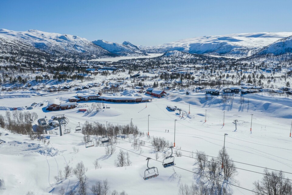 Mellom 15 og 20 personer ble bortvist fra Hovden sentrum natt til første påskedag. Mellom 15 og 20 personer ble bortvist fra Hovden sentrum natt til første påskedag. Foto: Tor Erik Schrøder / NTB