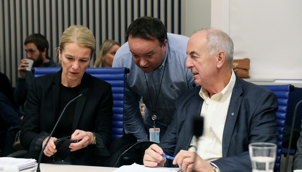 Stavanger-ordfører Christine Sagen Helgø, gruppeleder Frode Myrhol i Folkeaksjonen nei til mer bompenger og Sandnes-ordfører Stanley Wirak.