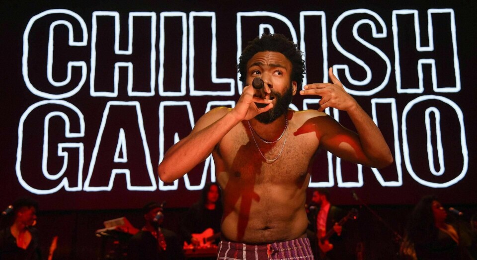 Childish Gambino, også kjent som Donald Glover, vakte berettiget oppsikt med «This Is America» i år.