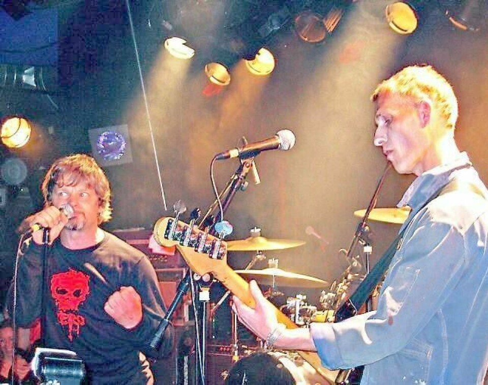 Wannskrækk i (nesten) moderne tid. Deres beste låt kommer nå tilbake fra fortapelsen. Gruppa skiller seg i dag fra DumDum Boys ved at Persi Iveland (til høyre) fortsatt spiller bass. FOTO: GEIR RAKVAAG