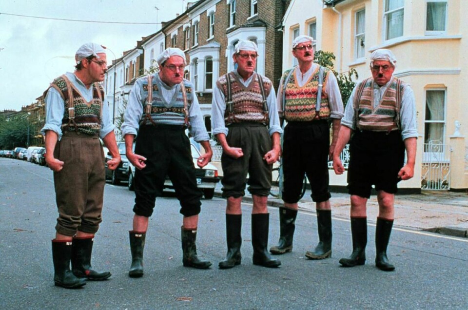 NRK2 lørdag 26. august BBC
hyller Monty Python (1:2)Monty Python i kjent stil - gjenforent etter 30 år.