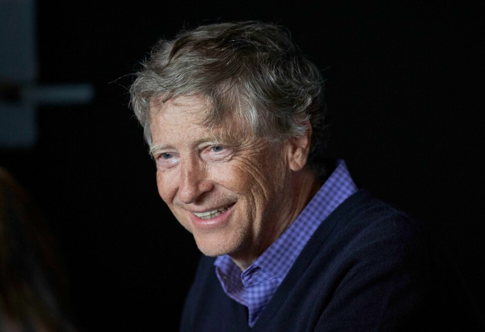 Bill Gates var svært optimistisk da han snakket til en forsamling ved Universitetet i Cambridge på mandag.