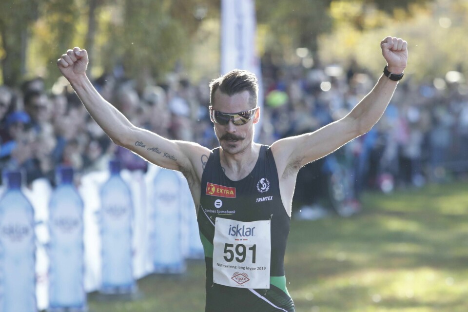 Henrik Ingebrigtsen vant NM-gull i terrengløp. Foto: Tore Meek / NTB scanpix