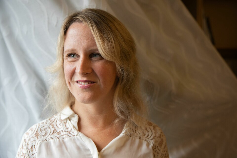 Julie Lødrup ved LO. Oslo, høsten 2019. Julie Lødrup ved LO. Oslo, høsten 2019.