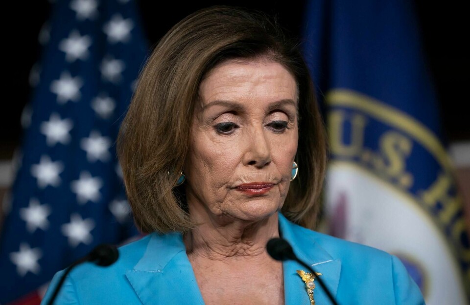 Nancy Pelosi vil stoppe amerikansk tilbaketrekking i Syria.