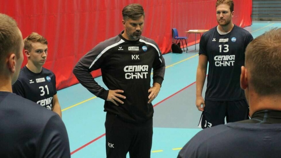 Kristian Kjelling og co. måtte bite i det sure eplet og gi tapt i cupens kvartfinale mot Haslum torsdag. Foto: Pål Karstensen