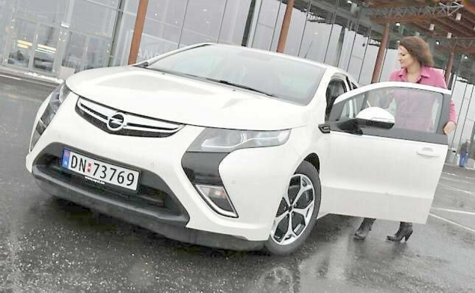 Sju måneder ut i året har Opel kun solgt 31 ladbare Ampera. FOTO: ØIVIND SKAR
