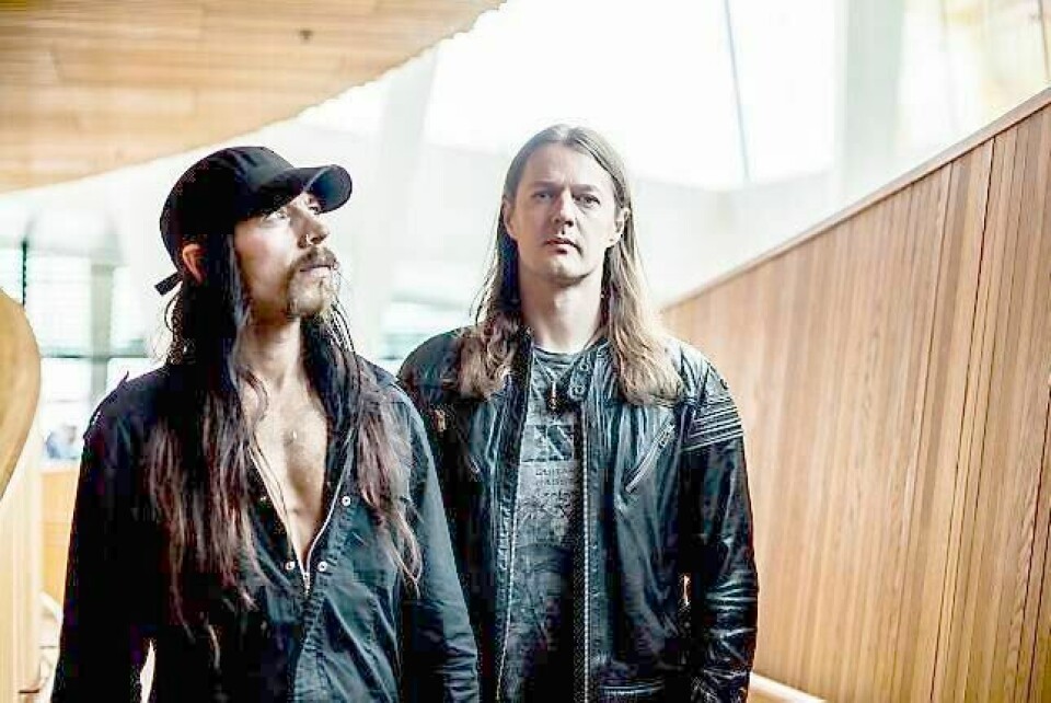 Kjetil «Frost» Haraldstad (t.v.) og Sigurd «Satyr» Wongraven bruker Union Scene som springbrett for sin kommende verdensturné. I morgen kveld gjester de Drammen med Sivert Høyem som egen gjest. FOTO: WANDA NATHALIE NORDSTRØM
