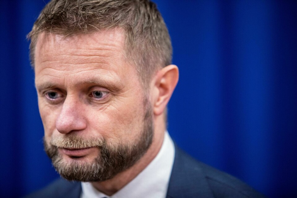 Oslo 20181217. Helseminister Bent Høie orientere om vedtak knyttet til lisensfelling av ulv og andre tiltak i rovviltforvaltningen mandag morgen. Foto: Ole Berg-Rusten / NTB Scanpix Oslo 20181217. Helseminister Bent Høie orientere om vedtak knyttet til lisensfelling av ulv og andre tiltak i rovviltforvaltningen mandag morgen. Foto: Ole Berg-Rusten / NTB Scanpix