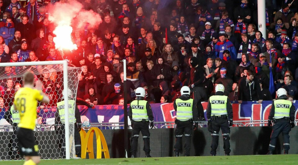 Det ble mye oppmerksomhet om det som skjedde på bortesupporternes tribune på Åråsen sist helg.