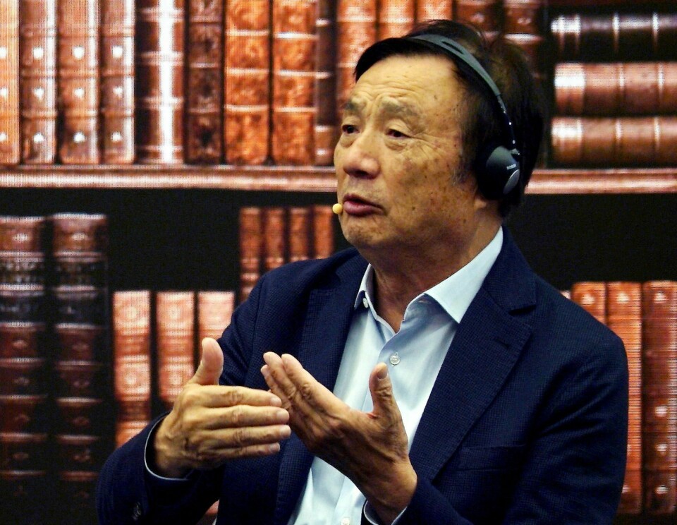 Huawei-grunnlegger Ren Zhengfei går god for selskapet, men vi kan ikke være naive nok til å tro at kinesiske statlige aktører spør om lov til å utnytte vårt ekomnett dersom det anses nødvendig, mener kronikkforfatteren. FOTO: DADE KANG/NTB SCANPIX