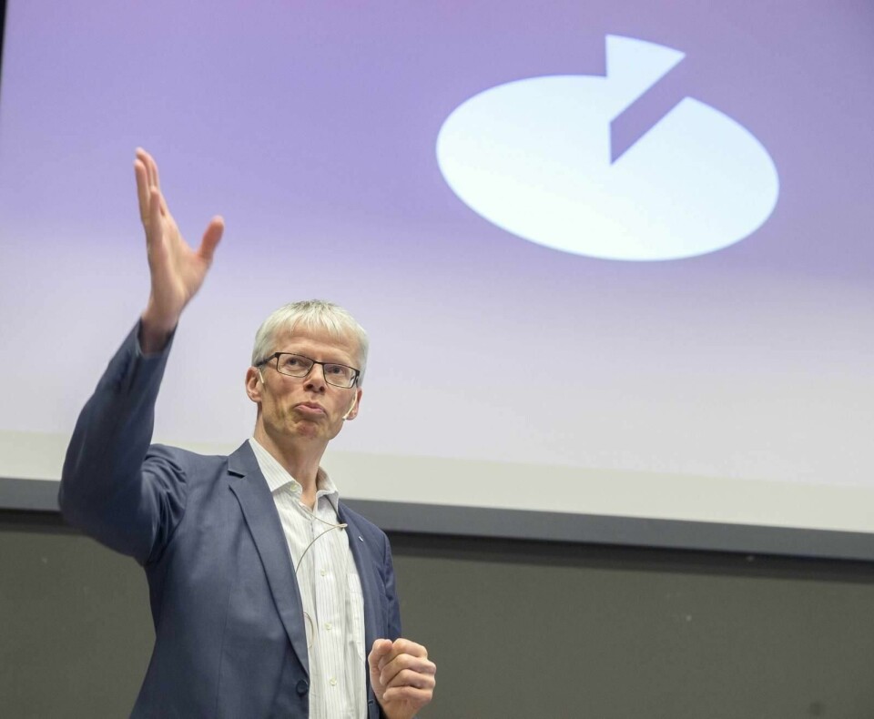 Skattedirektør Hans Christian Holte og Skatteetaten sørger for at det er offentlighet rundt skattelistene som slippes ut i dag. Foto: Terje Pedersen, NTB Scanpix
