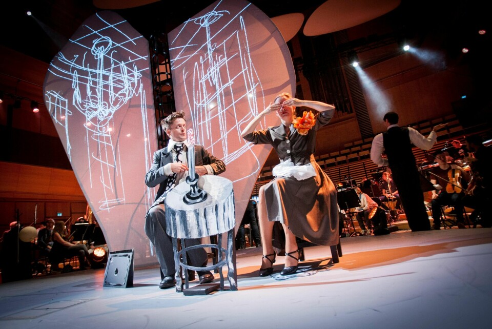 Christian Eriksen og Nina Ellen Ødegaard i «The Mute» Christian Eriksen og Nina Ellen Ødegaard i «The Mute»