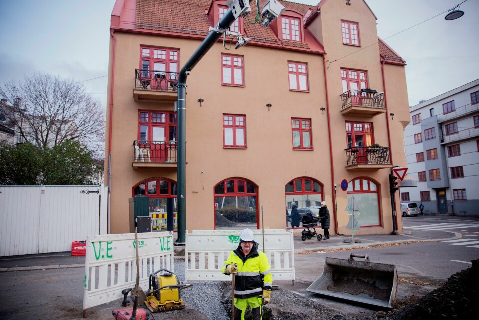 Knut Ragnhildsløkken i Mesta er i gang med gravearbeidet før selve bommen flyttes om et par ukers tid. Knut Ragnhildsløkken i Mesta er i gang med gravearbeidet før selve bommen flyttes om et par ukers tid.