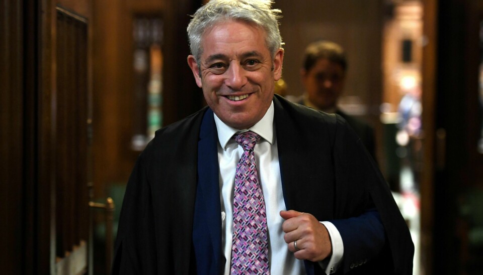 John Bercow forlot Underhuset for siste gang i rollen som leder forrige torsdag. Foto: Jessica Taylor via Reuters/NTB scanpix