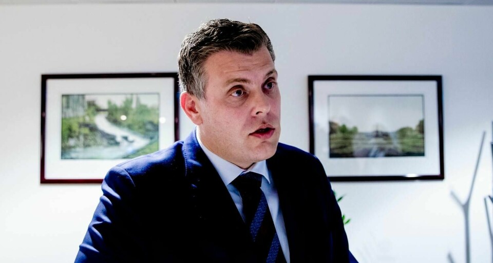 Justis- og innvandringsminister Jøran Kallmyr.
