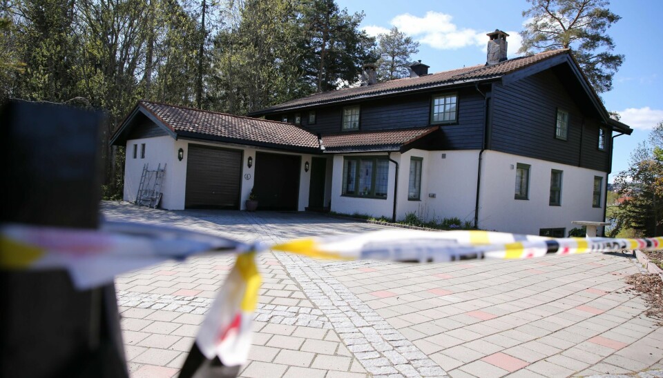 Hagen-familiens bolig i Sloraveien i Lørenskog