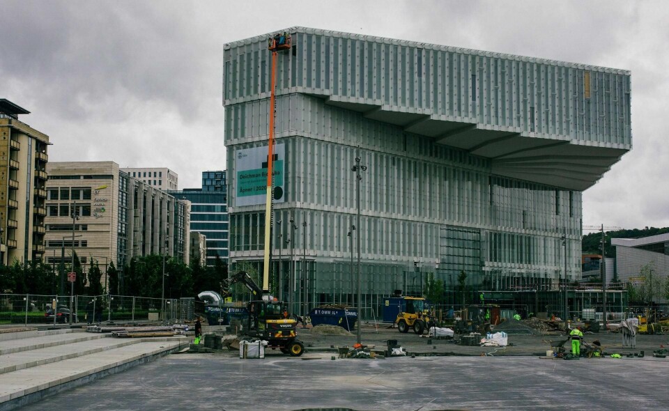 Nye Deicmanske bibliotek begynner å ta form, og skal etter planen åpne neste år.