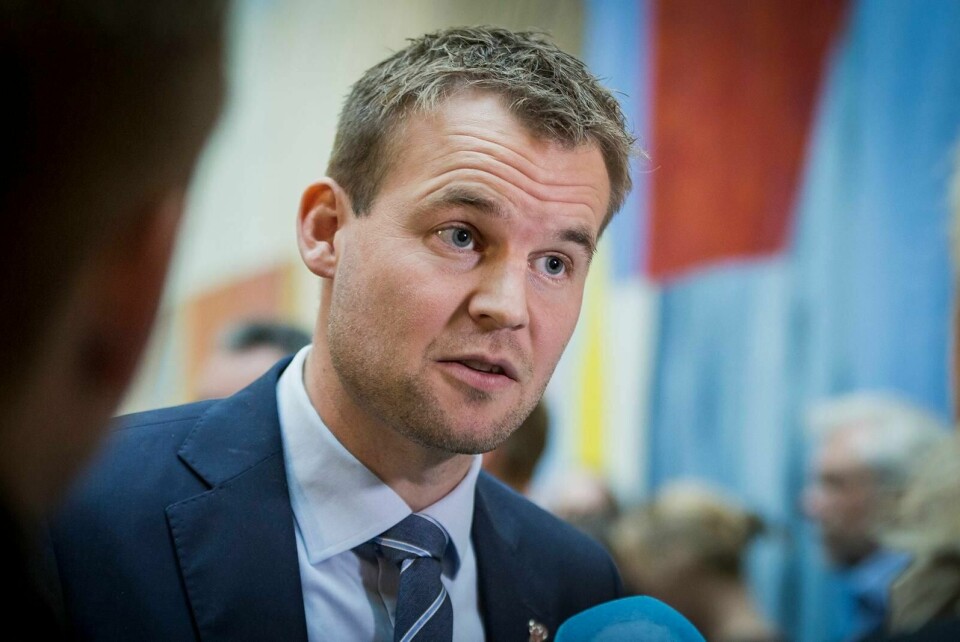 Kjell Ingolf Ropstad fra KrF langet i Politisk kvarter ut mot miljøbevegelsens umoralske menneskesyn. FOTO: SIRI ØVERLAND ERIKSEN