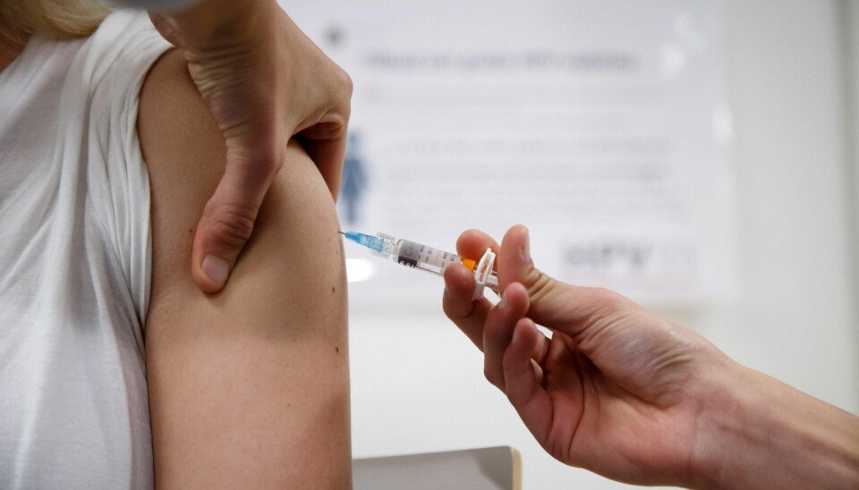 Nesten seks av ti unge kvinner takket ja til tilbudet om gratis HPV-vaksinering. Foto: Heiko Junge / NTB scanpix