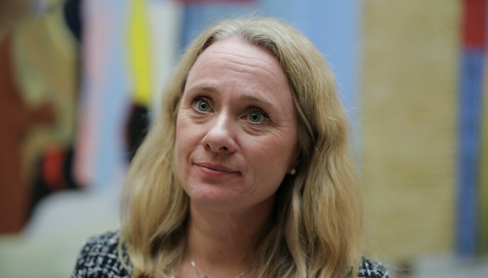 Arbeids- og sosialminister Anniken Hauglie (H) avviser at hennes departement nekter stortingsrepresentanter å møte Nav. Foto: Ørn E. Borgen / NTB scanpix