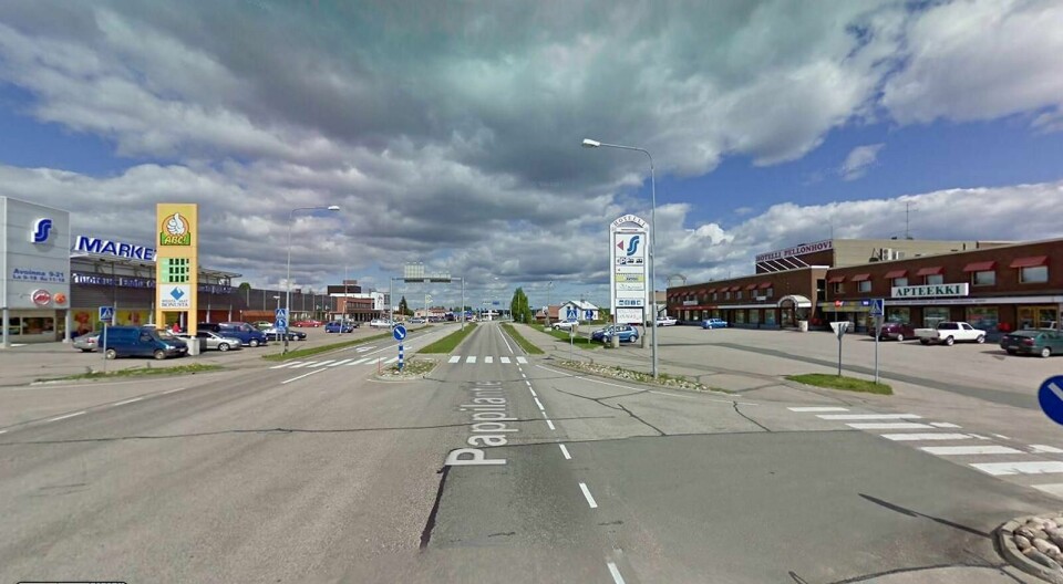 Pello - en bitte liten finsk-svensk elvebygd ved polarsirkelen. Foto: Google maps