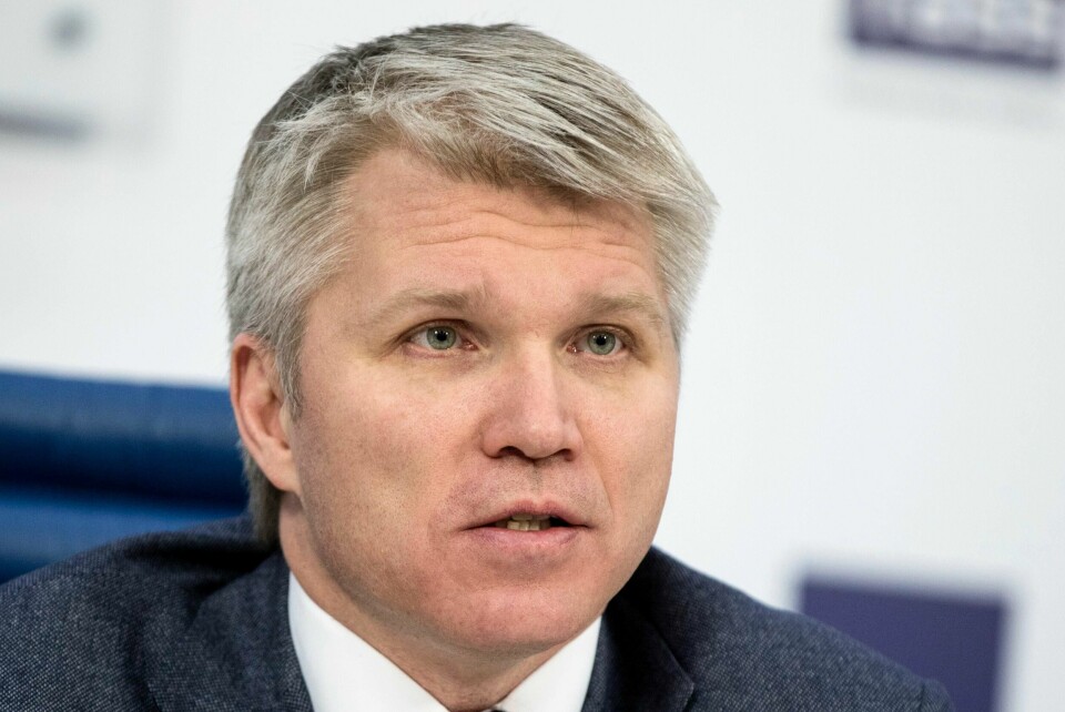 Russisk idrett og Russland idrettsminister Pavel Kolobkov er i hardt vær for tiden. Foto: Pavel Golovkin / AP / NTB scanpix.