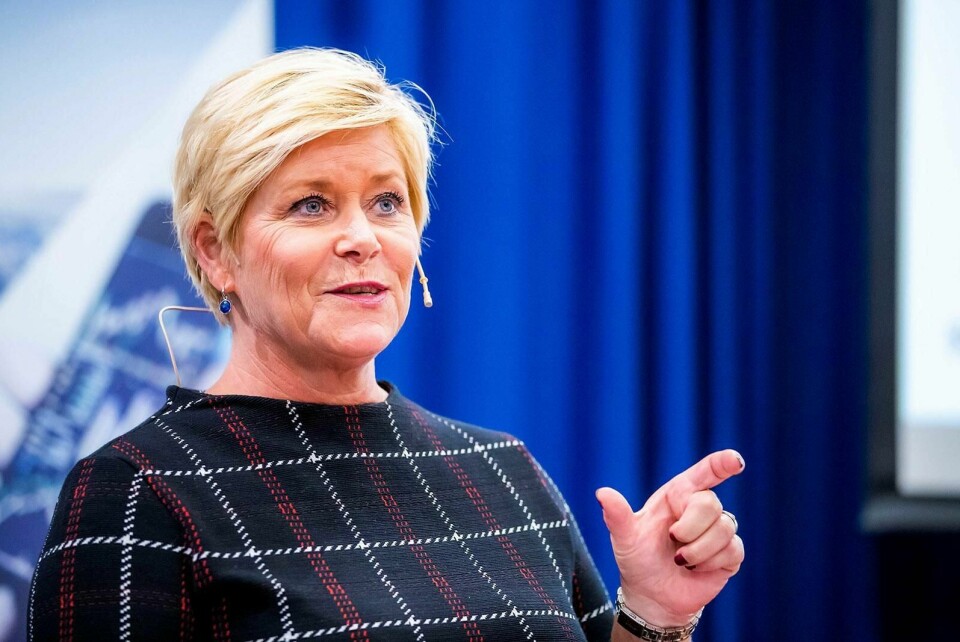 Frp-leder Siv Jensen. Foto: Håkon Mosvold Larsen/NTB scanpix