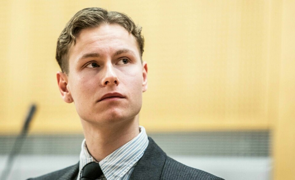 Draps- og terrorsiktede Philip Manshaus i Oslo tingrett mandag. 22-åringen ble varetektsfengslet i ytterligere fem uker.