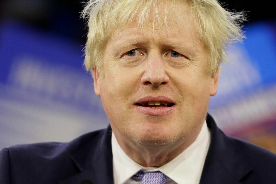 Statsminister Boris Johnson.