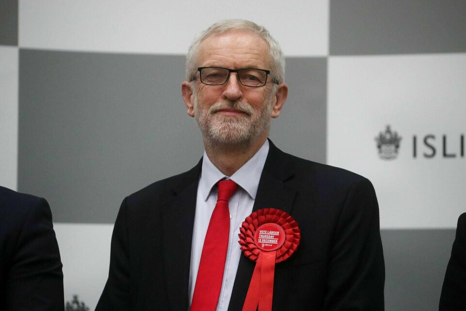 Jeremy Corbyn valgnatten.
