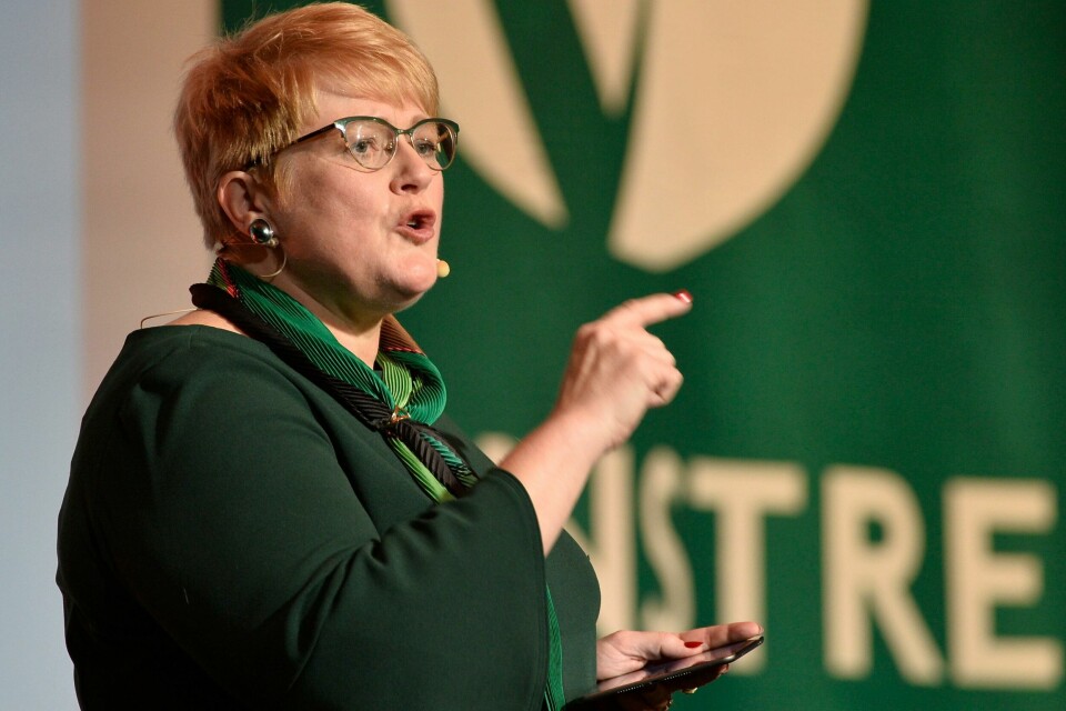 Stjørdal 20190308.Trine Skei Grande under Venstres landsmøte 2019.Foto: Ned Alley / NTB scanpix Stjørdal 20190308.
Trine Skei Grande under Venstres landsmøte 2019.
Foto: Ned Alley / NTB scanpix