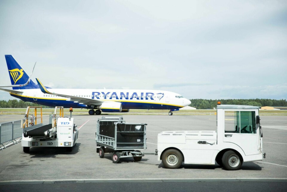 – Fjerning av innflygingsavgiften er vel en liten julegave til oss som jobber med å gjenåpne flyplassen, sier talsperson Espen Ettre i Rygge Sivile Lufthavn (RSL).Foto: Kenneth Stensrud