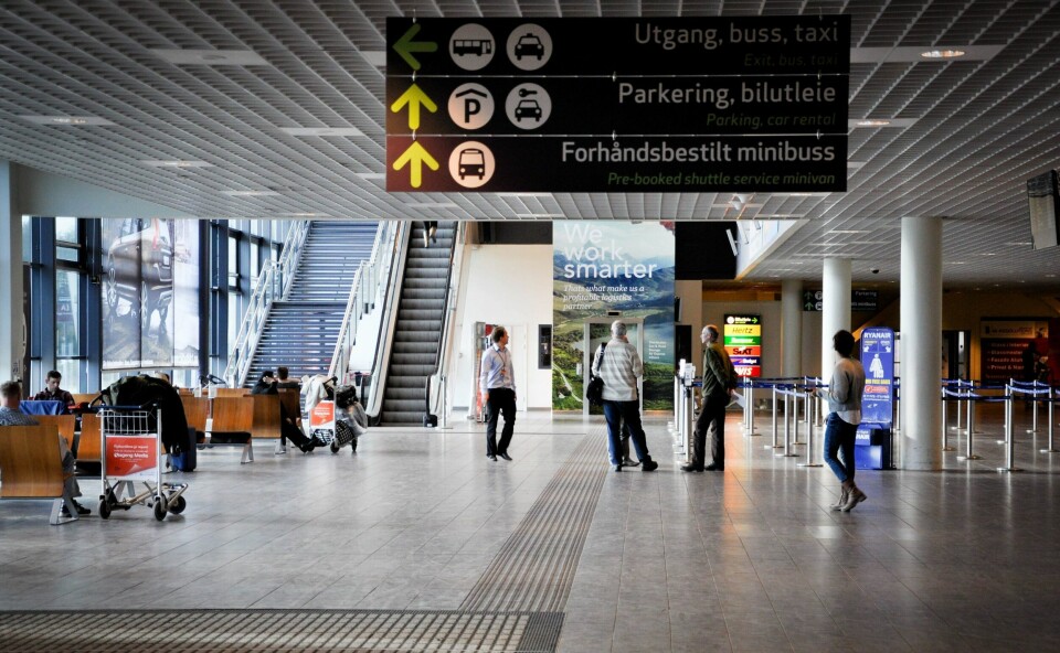 Den økte momsen for innenlandsreiser gjør det neppe enklere å etablere seg på Moss lufthavn Rygge, tror Widerøe. FOTO: HANNA K. SOMMERSTAD