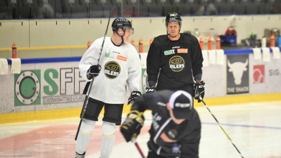 Andreas Klavestad (t.v.) og Tommy Kristiansen. Foto: Kristoffer Knutsen