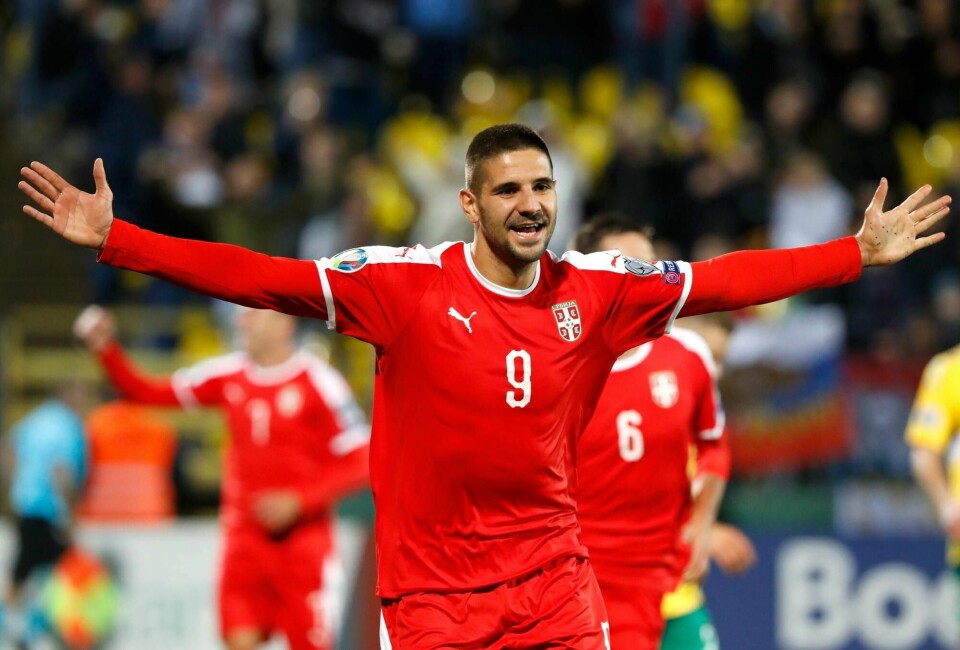 Aleksandar Mitrovic er mannen Norge må passe ekstra godt på mot Serbia.