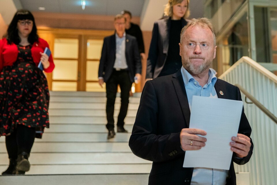 Raymond Johansen. Foto: NTB Oslo 20201008. Byrådsleder Raymond Johansen på pressekonferanse i Oslo rådhus om koronasituasjonen i hovedstaden.Foto: Jil Yngland / NTB