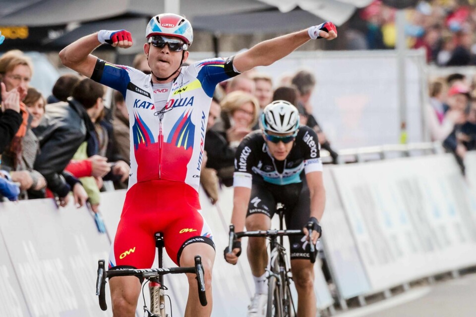 Alexander Kristoff vant Flandern rundt i 2015. I år skal han forsøke å vinne igjen, denne gangen trolig uten publikum.