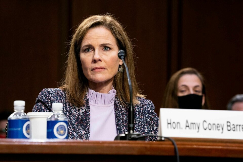 Amy Coney Barrett, som er nominert som ny høyesterettsdommer av president Donald Trump, har denne uka gjennomgått høringer i Senatets justiskomite.